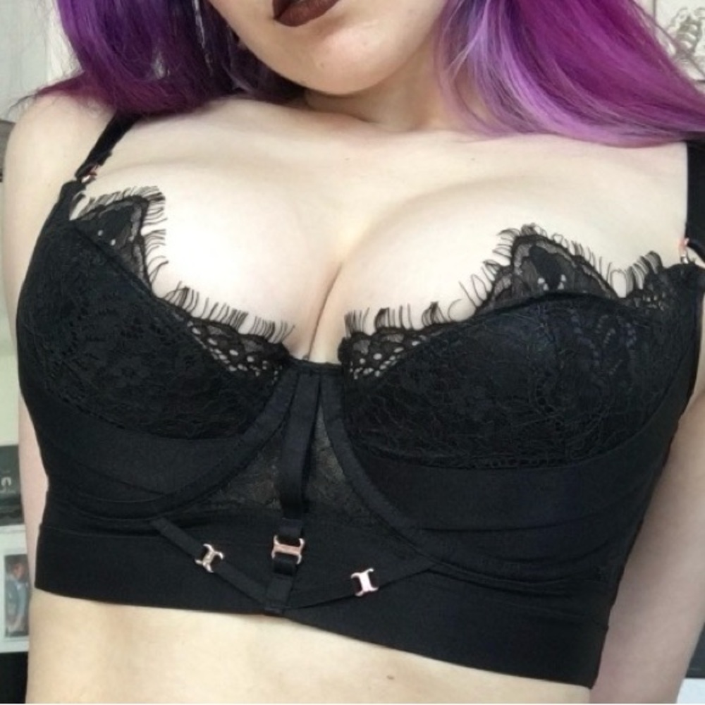 Honey Birdette Black Lace Bra